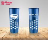 COPO LONG DRINK METALIZADO SUPER HOMEM 0001