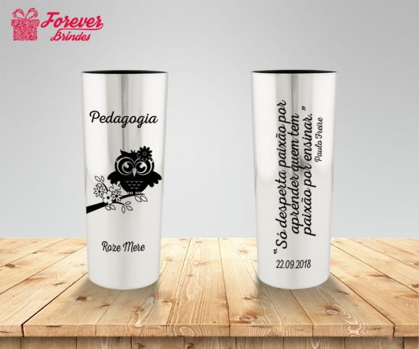 COPO LONG DRINK METALIZADO PEDAGOGIA 0001