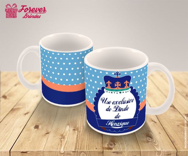 CANECA DE PORCELANA PADRINHOS 0002