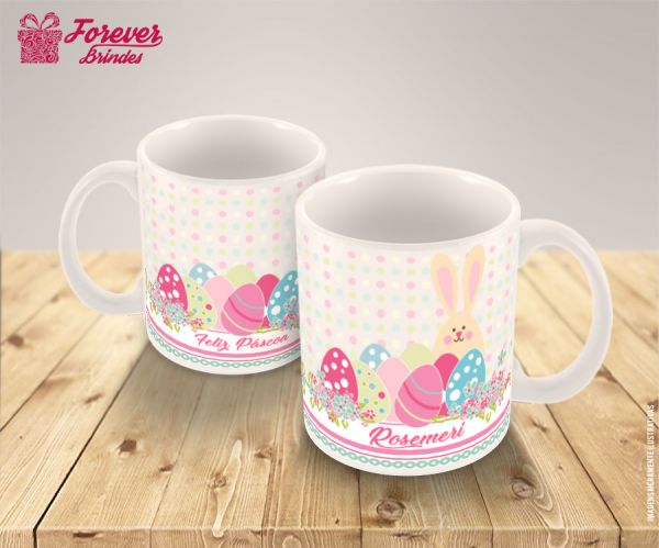 CANECA DE PORCELANA PÁSCOA 0004