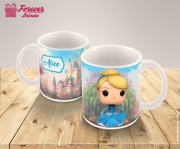 CANECA PORCELANA PRINCESAS FUNKO 0001