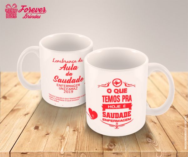 CANECA DE PORCELANA ENFERMAGEM 0002