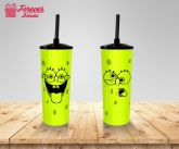 COPO LONG DRINK TAMPA CANUDO BOB ESPONJA 0001