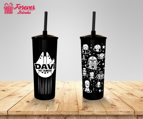 COPO LONG DRINK STAR WARS TAMPA E CANUDO 0002