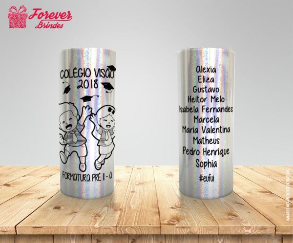COPO LONG DRINK HOLOGRÁFICO FORMANDOS 0001
