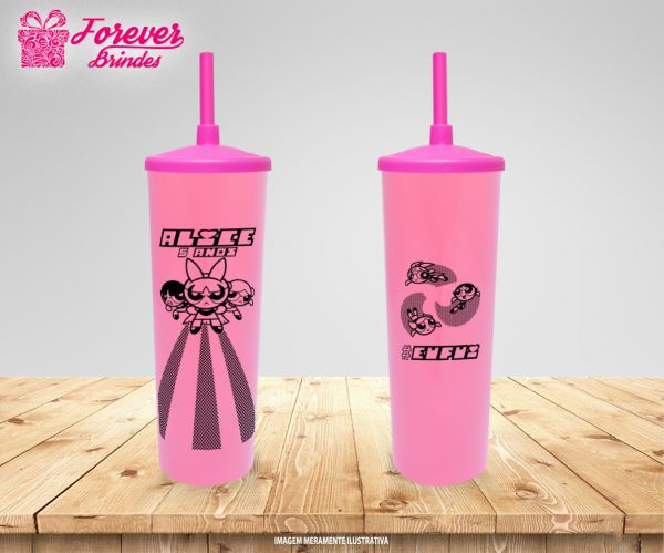 COPO LONG DRINK  MENINAS SUPER PODEROSAS 0001