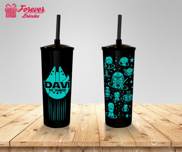 COPO LONG DRINK STAR WARS TAMPA E CANUDO 0003