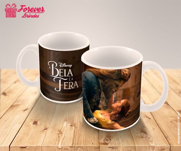 CANECA PERSONALIZADA BELA E A FERA  0001