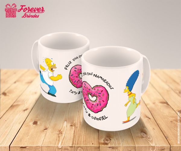 CANECA DE PORCELANA OS SIMPSONS 0001