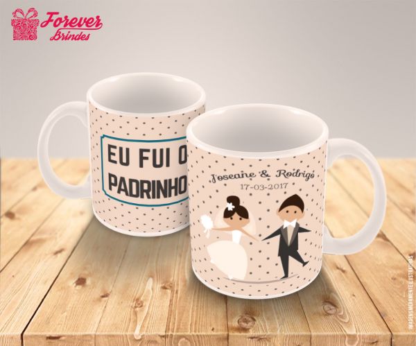 CANECA DE PORCELANA CASAMENTO 0001